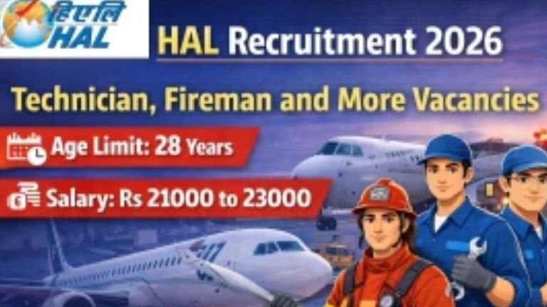 HAL Recruitment 2026
