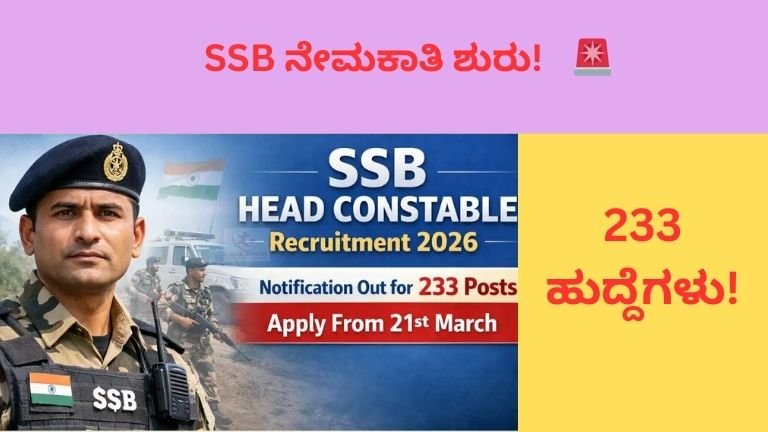 SSB Recruitment 2026: