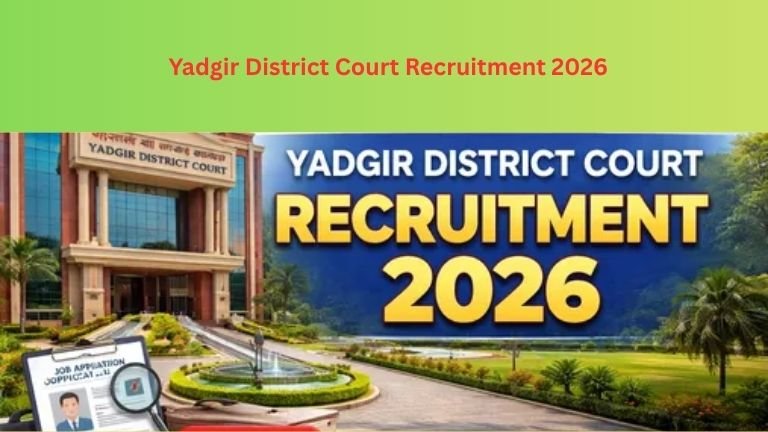 Yadgir District Court Recruitment 2026
