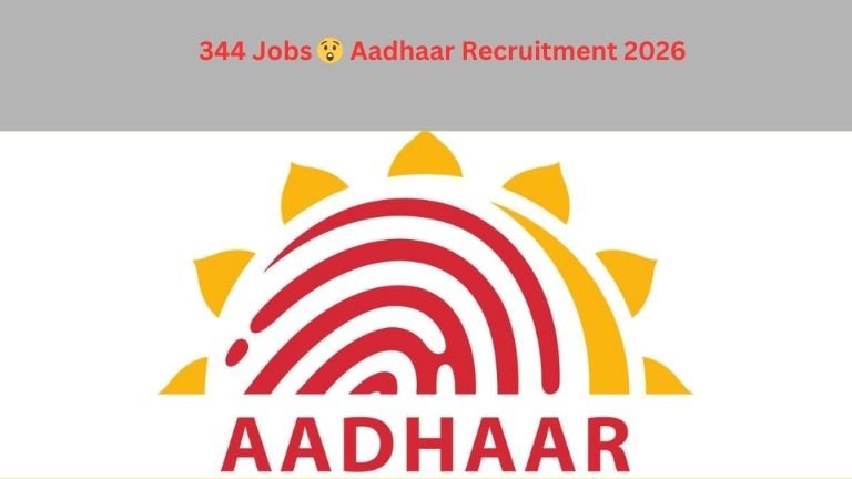 Aadhaar Supervisor/Operator Recruitment 2026